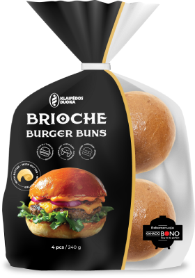 Mėsainių bandelės BRIOCHE